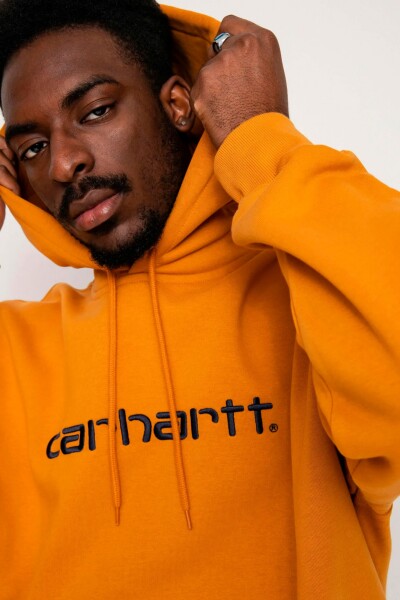 Hooded Carhartt Sweat Ochre Da Azul