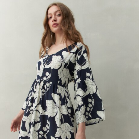 VESTIDO SAMARA Azul Marino