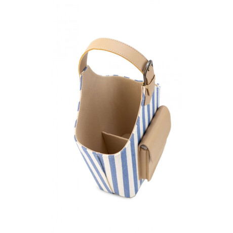 Posatermo y Mate Tanzania Telar Rayas Azul