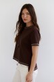 REMERA LARA MARRON