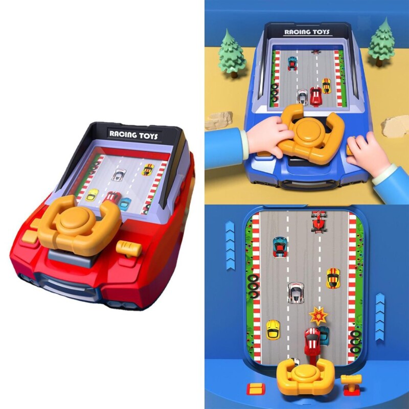 Juego de Carreras de Autos Azul