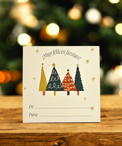 Tarjeta navidad 10x10 DISEÑO 3