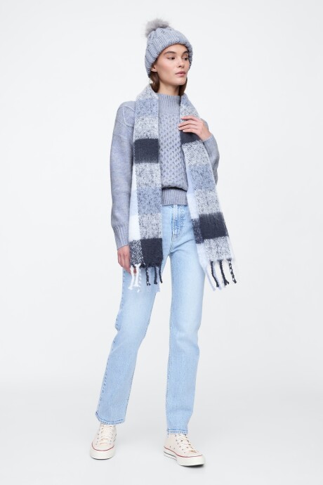 Buzo Polera Ochos Mujer Lt Blue Heather