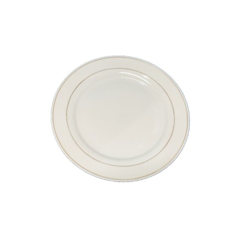 OUTLET Plato Blanco Con Rallas 20 Cm Outlet Plato Blanco Con Rallas 20 Cm