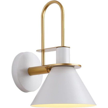 Lampara Aplique Moderna Estilo Industrial Kigali Blanco