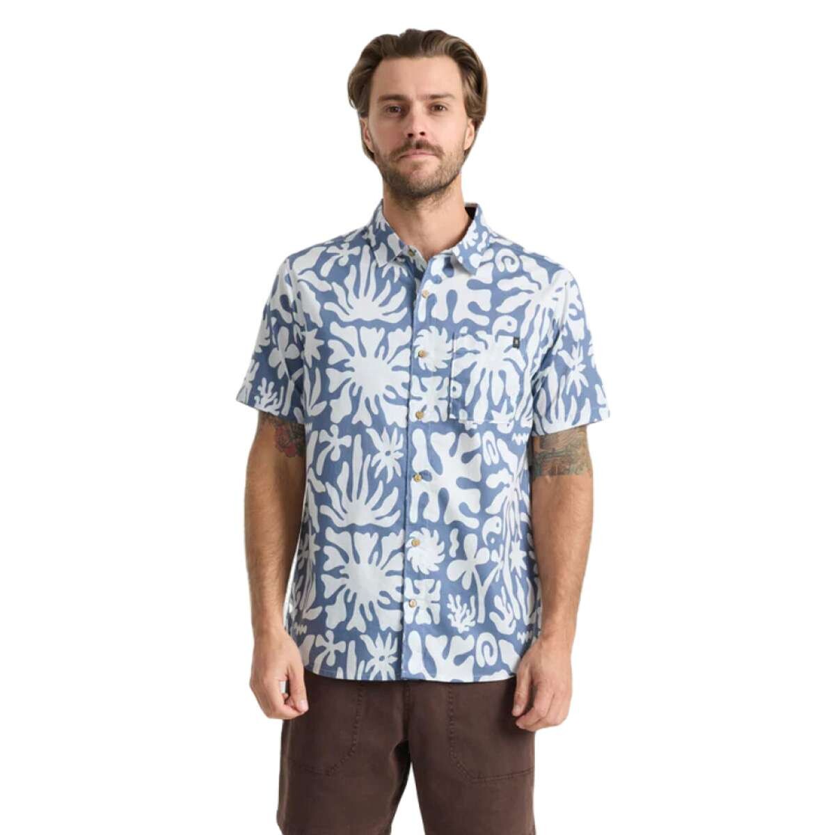 Camisa Roark Journey - Celeste 