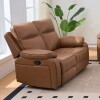 Sillón Recliner Apollo - 2 Cuerpos Marrón Marrón
