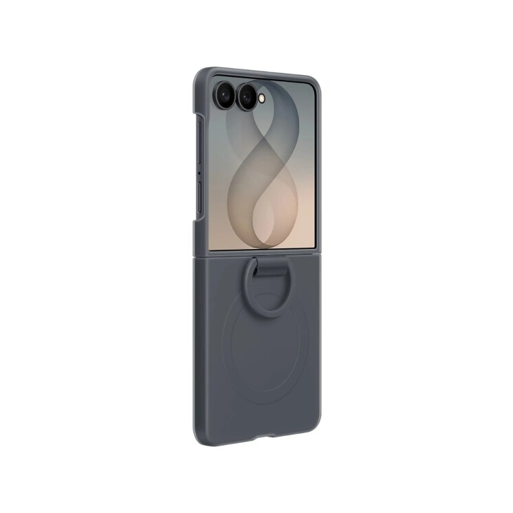 Funda Samsung Silicone Ring Magnet para Galaxy Z Flip8 Black