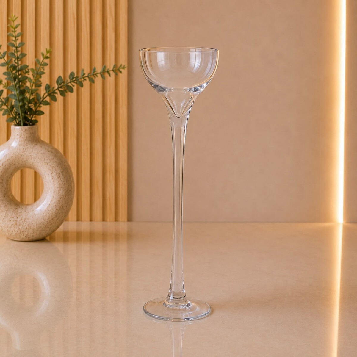 Candelabro De Pie - Alto 50cm x Diámetro 12cm 