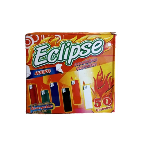 Encendedor ECLIPSE Electrónico Opaco X 50 unidades Encendedor ECLIPSE Electrónico Opaco X 50 unidades