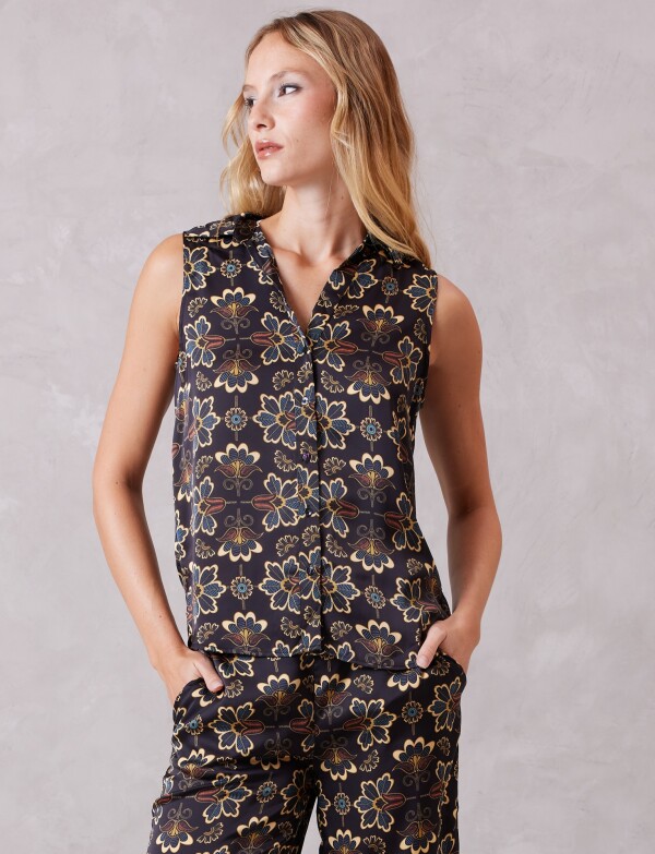 Conjunto Blusa & Pantalón NEGRO/MULTI