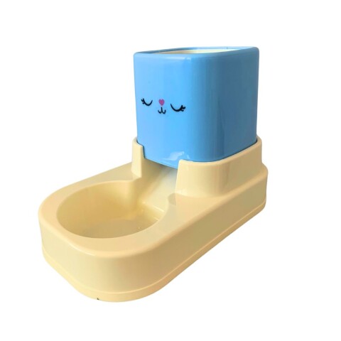 Dispensador Comedero/Bebedero 1800 ml Azul Dispensador Comedero/Bebedero 1800 ml Azul