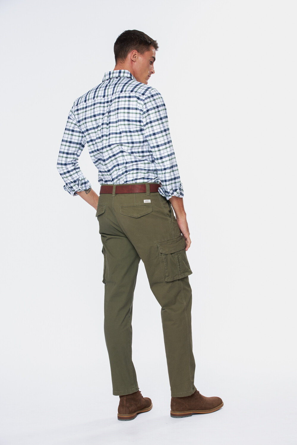 PANTALON CARGO Verde