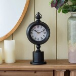 RELOJ MESA 16x11x37CM MDF/VIDRIO RELOJ MESA 16x11x37CM MDF/VIDRIO
