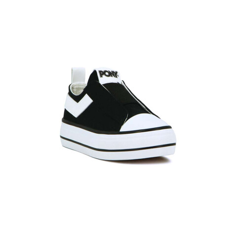 Pony Calzado Plataforma Elástico Casual Classic Niño Negro-Blanco