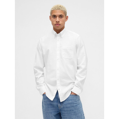 INTL LS STANDARD OXFORD - LOGO OPTIC WHITE V6