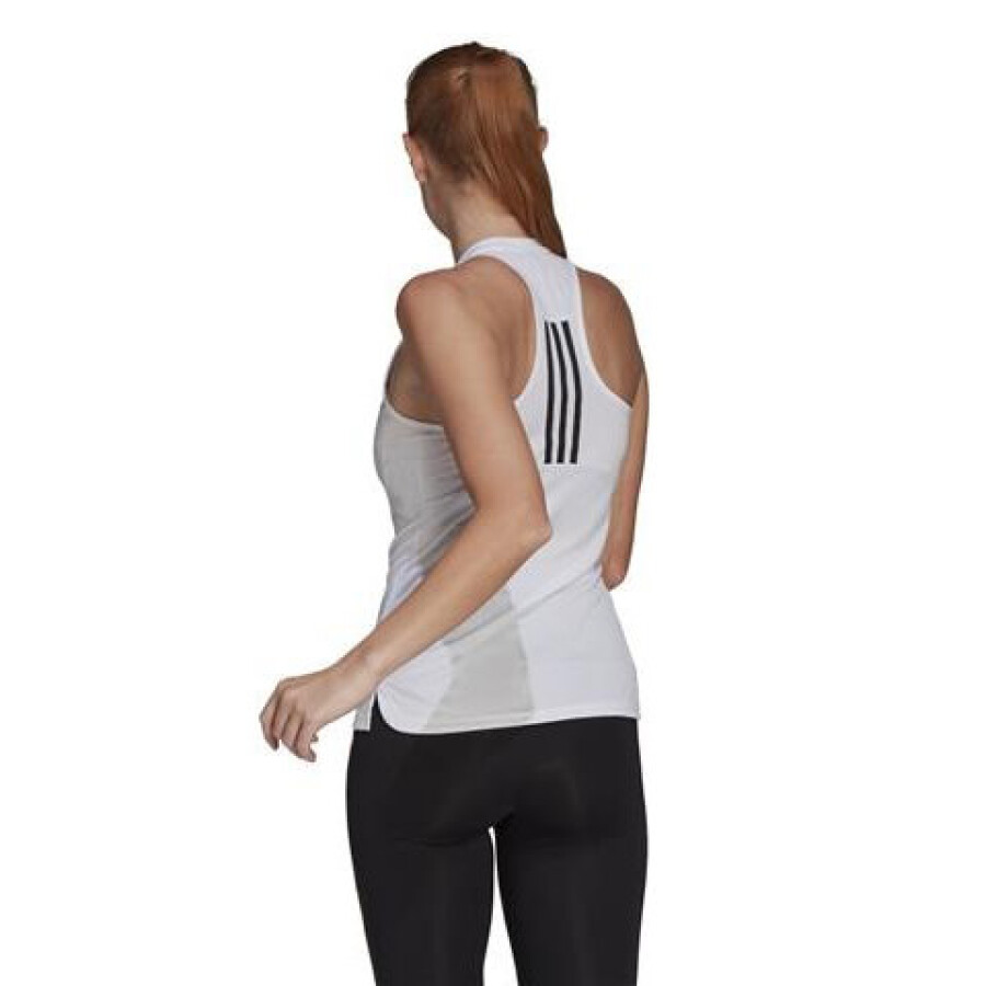 Musculosa de Mujer Adidas Designed 2 Moved Blanco - Negro