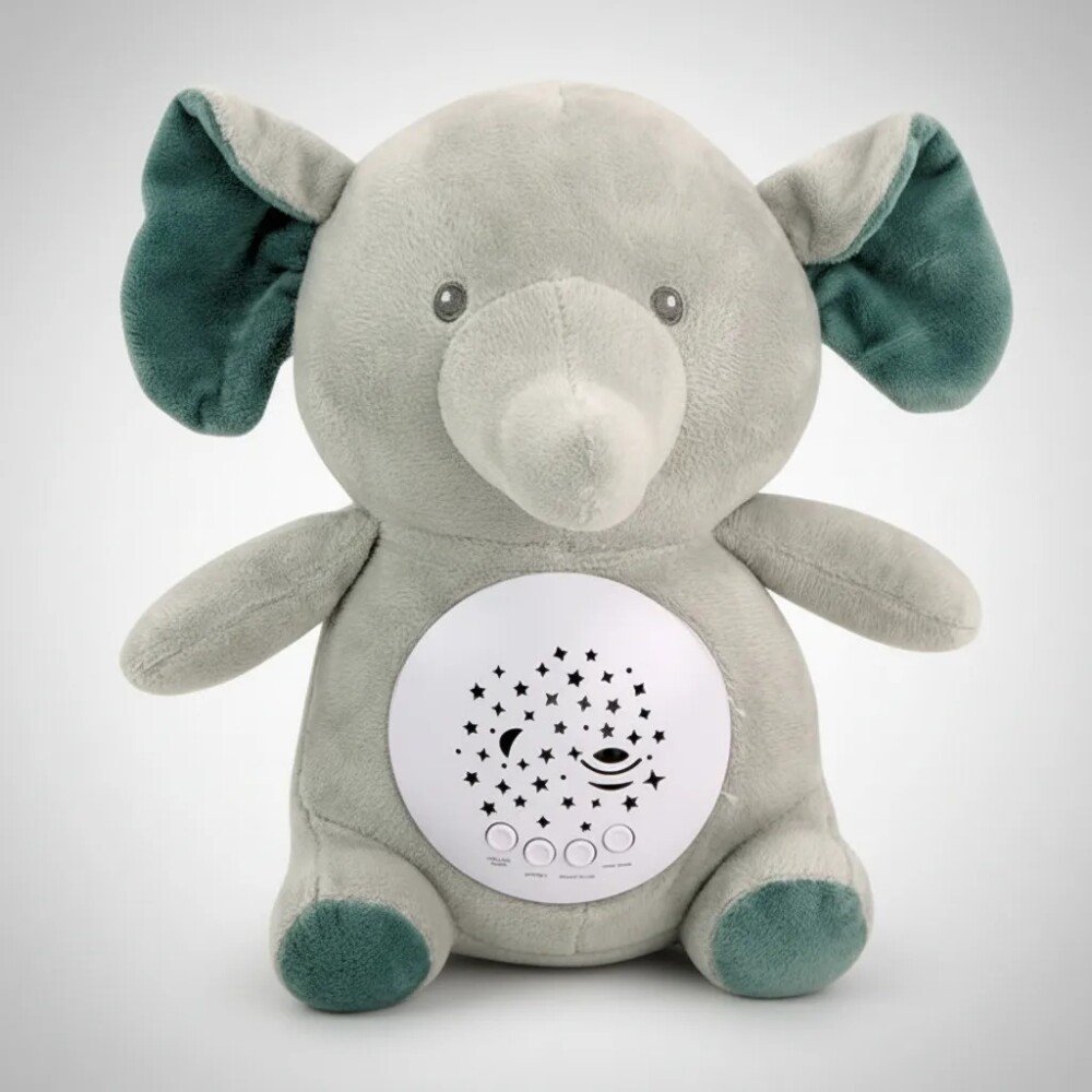 Cunero Proyección Con Luz Y Sonido Elefante