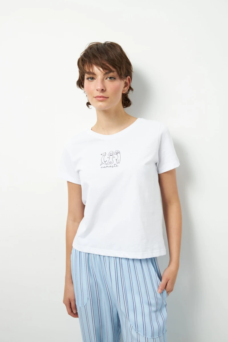 REMERA DACHI Blanco