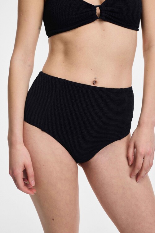 Bikini Bávaro Negro Texturado
