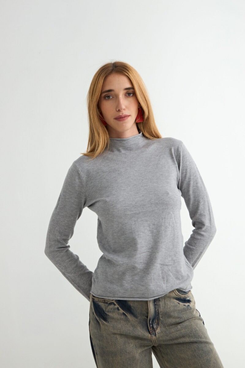 POLERA ARUM - GRIS 