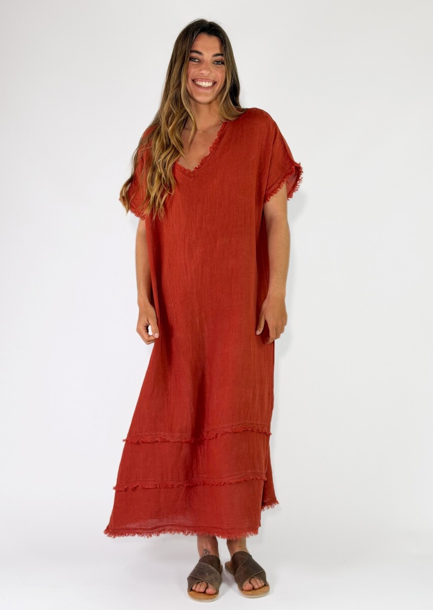 VESTIDO NUSA - TERRACOTA 