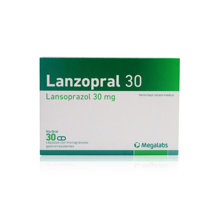 LANZOPRAL 30 MG. CJ X 30 CÁPS. única