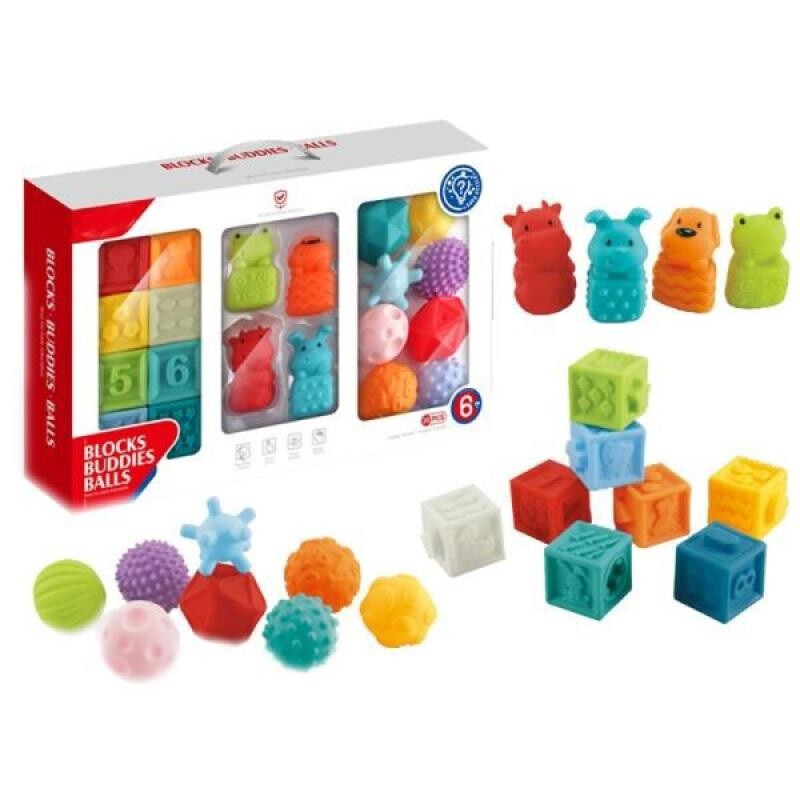 Bloques, amigos, pelotas Bloques, amigos, pelotas