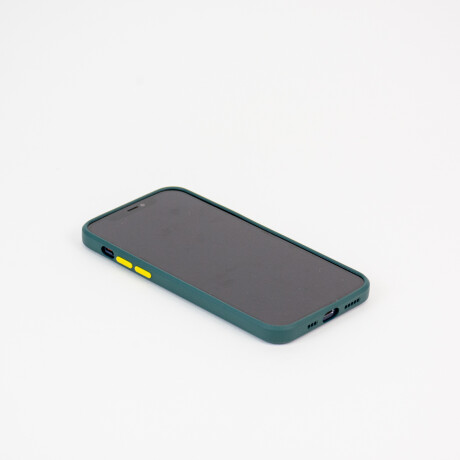 Estuche Funda De Silicona Para Iphone 12 Pro Verde Oscuro