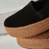 Alpargatas Black Suede Wm Valcia Esp Mujer Black