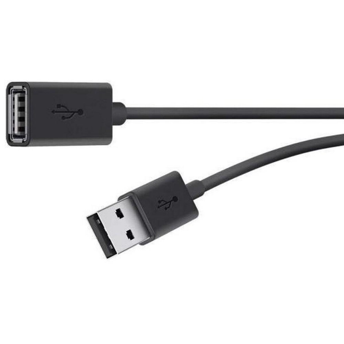 Cable Extensión BELKIN USB A/A Longitud 1.8M - Negro 