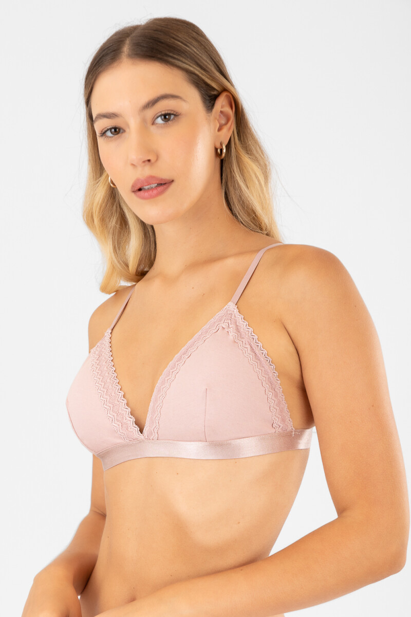 Bralet bloom Rosado