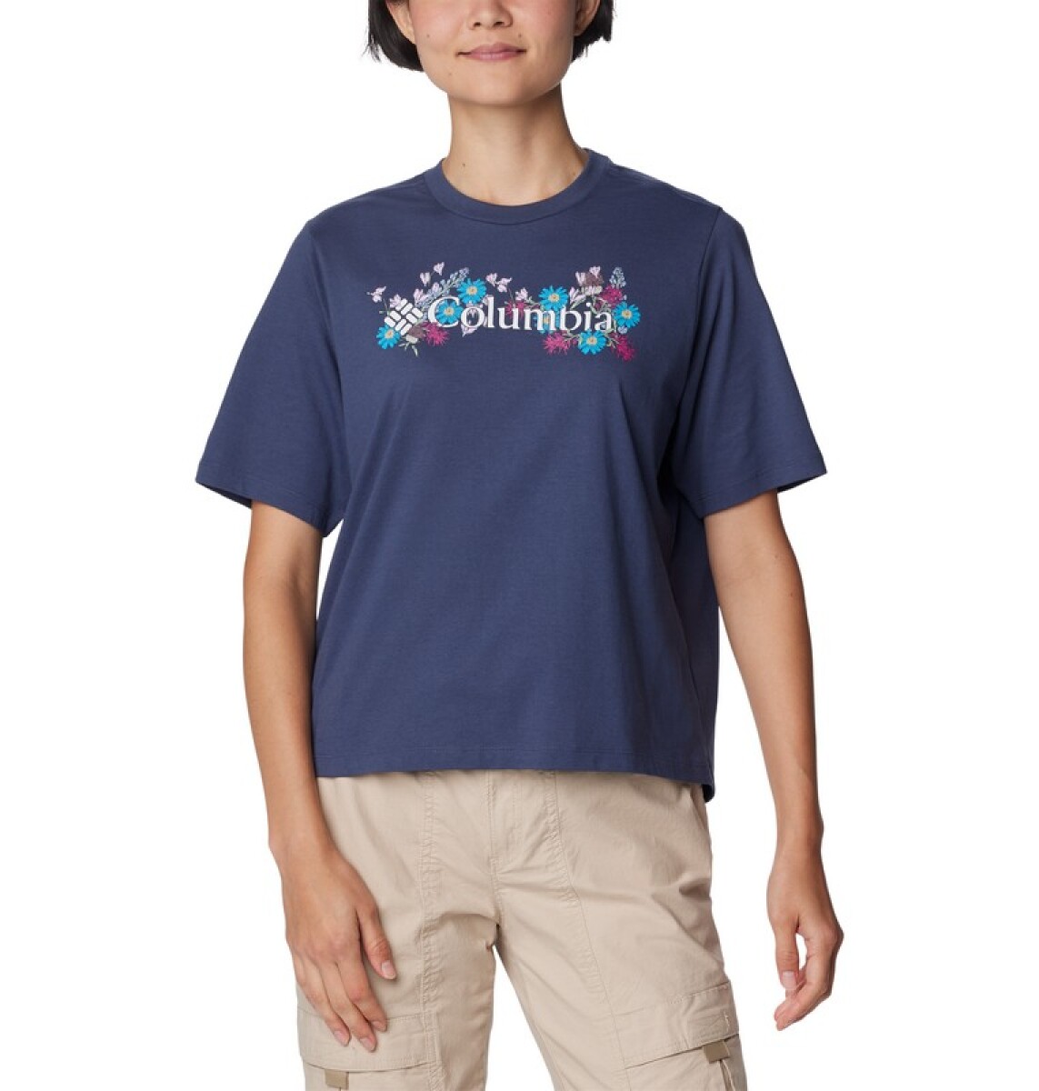 Remera North Cascades Relaxed T Mujer - NOCTURNAL BRAN 