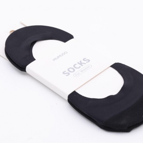 MEDIAS INVISIBLES SEDOSAS SIN COSTURAS (2 PARES / NEGRO) MEDIAS INVISIBLES SEDOSAS SIN COSTURAS (2 PARES / NEGRO)