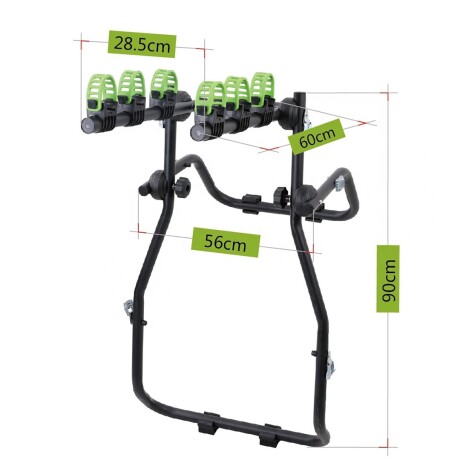 Rack X3 porta Bicicleta para Montaje en auto HB-302-3 001