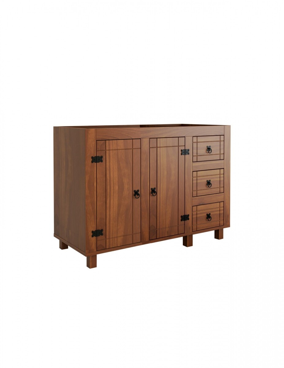 Bajo Mesada 3 Puertas Y 3 Cajones Cera Smgb 