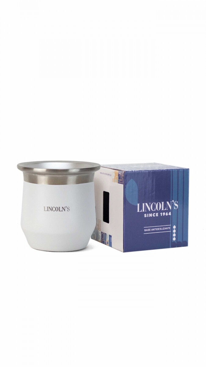 MATE TUNEZ ACERO INOXIDABLE - BLANCO 