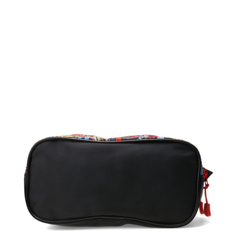 Cartuchera Hot Wheels Built For Speed Negro - Rojo