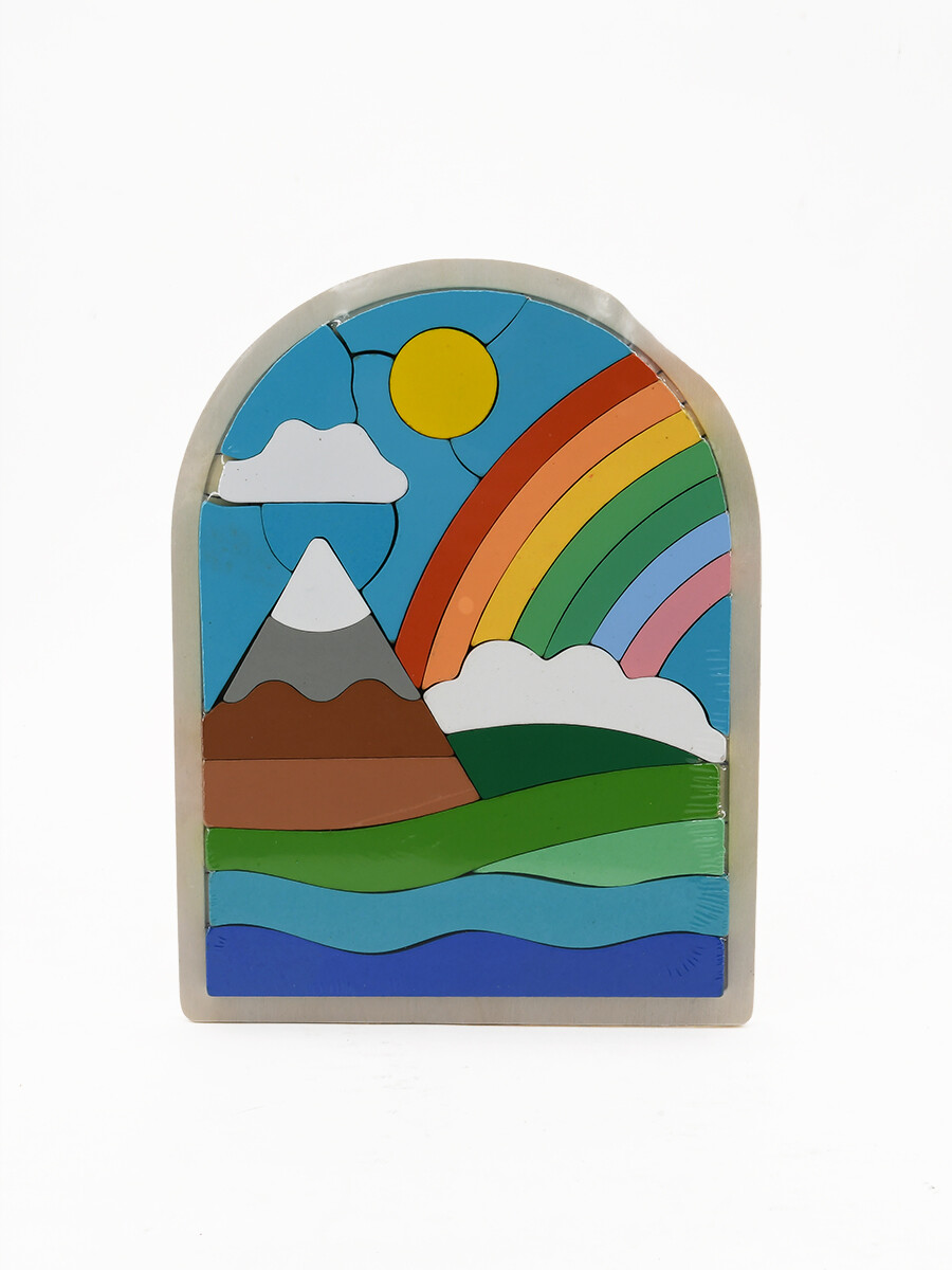 PUZZLE MADERA RAINBOX - MULTICOLOR 