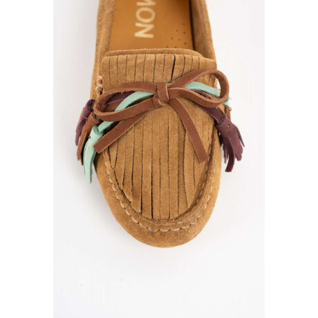 Mocasin Gamuza Camel