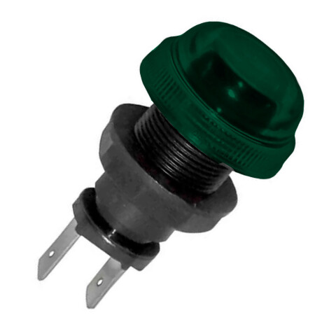 LLAVE BOTON TABLERO - PILOTO VERDE - LLAVE BOTON TABLERO - PILOTO VERDE -