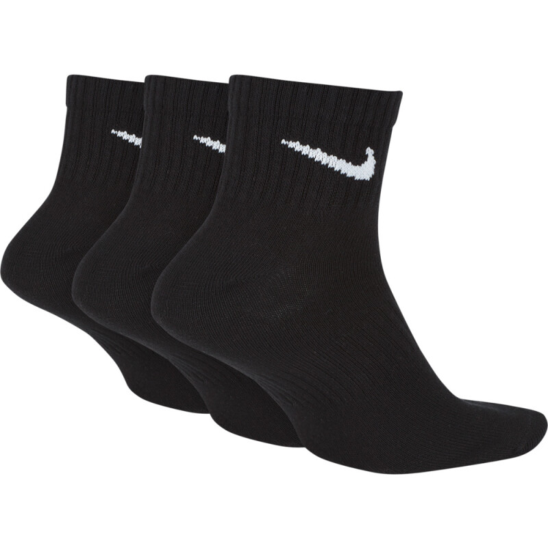 Medias Everyday Lightweight 3-Pack Unisex Negro