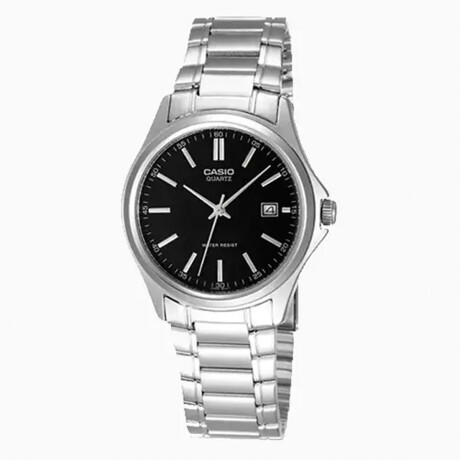 Reloj Casio en Acero Inoxidable Plateado/Negro 0
