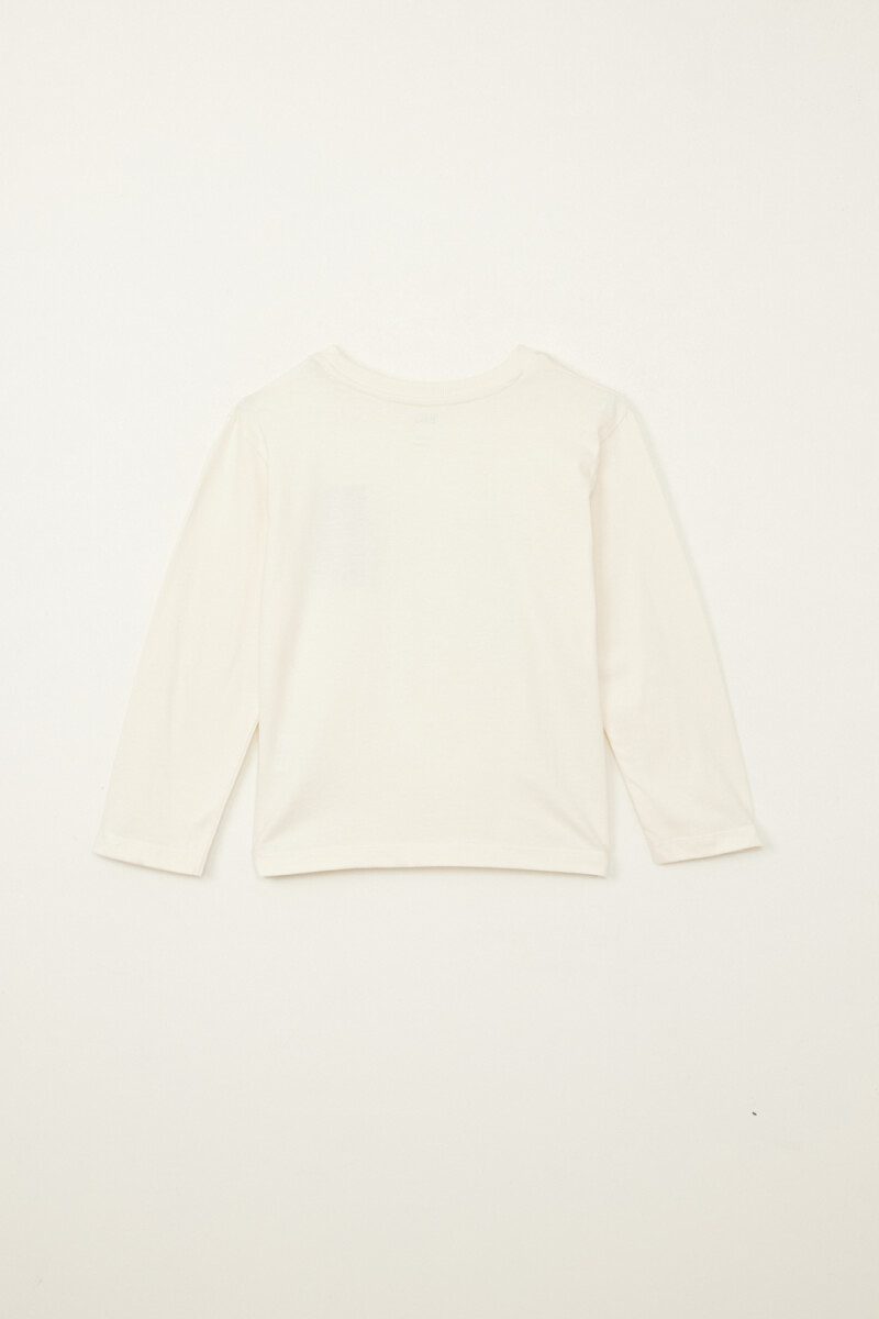 Remera bordado Blanco