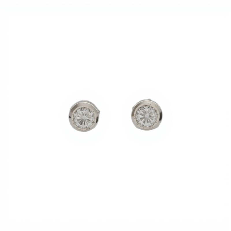 Caravanas Punto de Luz-Plata 925-Piedra Zirconia-CA3042 conpiedra