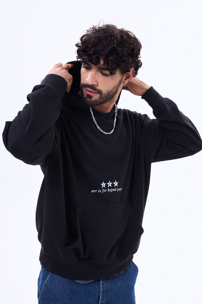 Buzo de felpa Baiona Negro