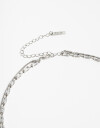 Collares Cortos Strass Collares Cortos, Statement Night - Plateado Rodio