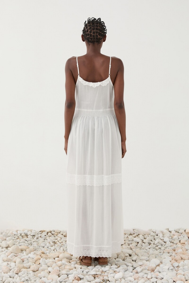 VESTIDO MAXI Blanco