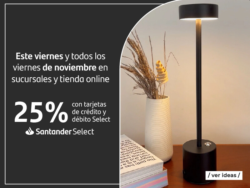 25% Off con Santander Select