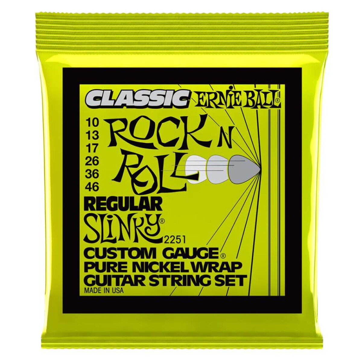 Encordado Eléctrica Ernie Ball - Classic Regular 010 